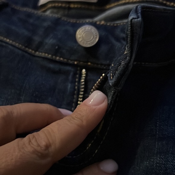 Maternity Inset Panel Skinny Jeans with Washwell - Picture 4 of 5